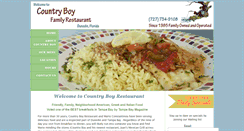 Desktop Screenshot of countryboyrestaurant.com